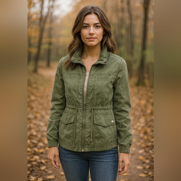 Old Navy Jackets & Blazers - Old Navy Olive Green Cargo Utility Jacket